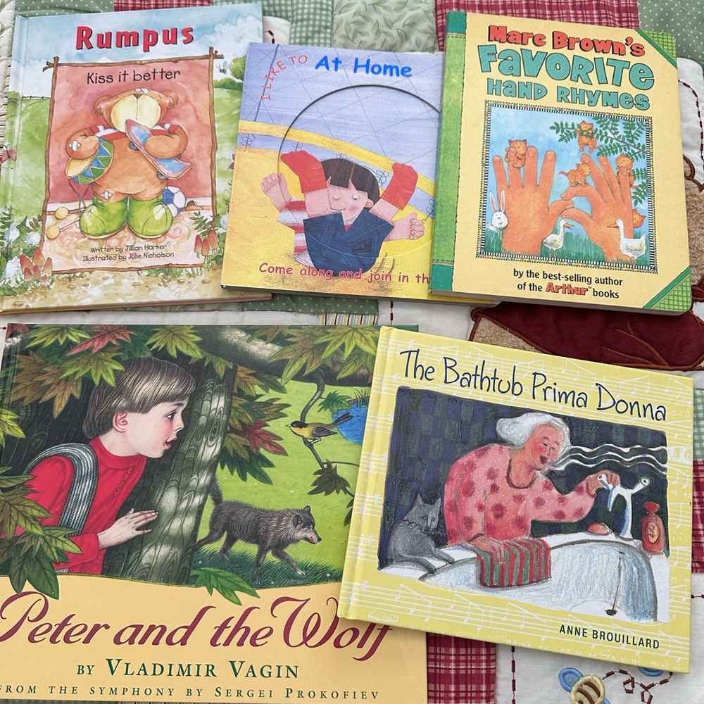 Vintage children’s kids books 5 pcs